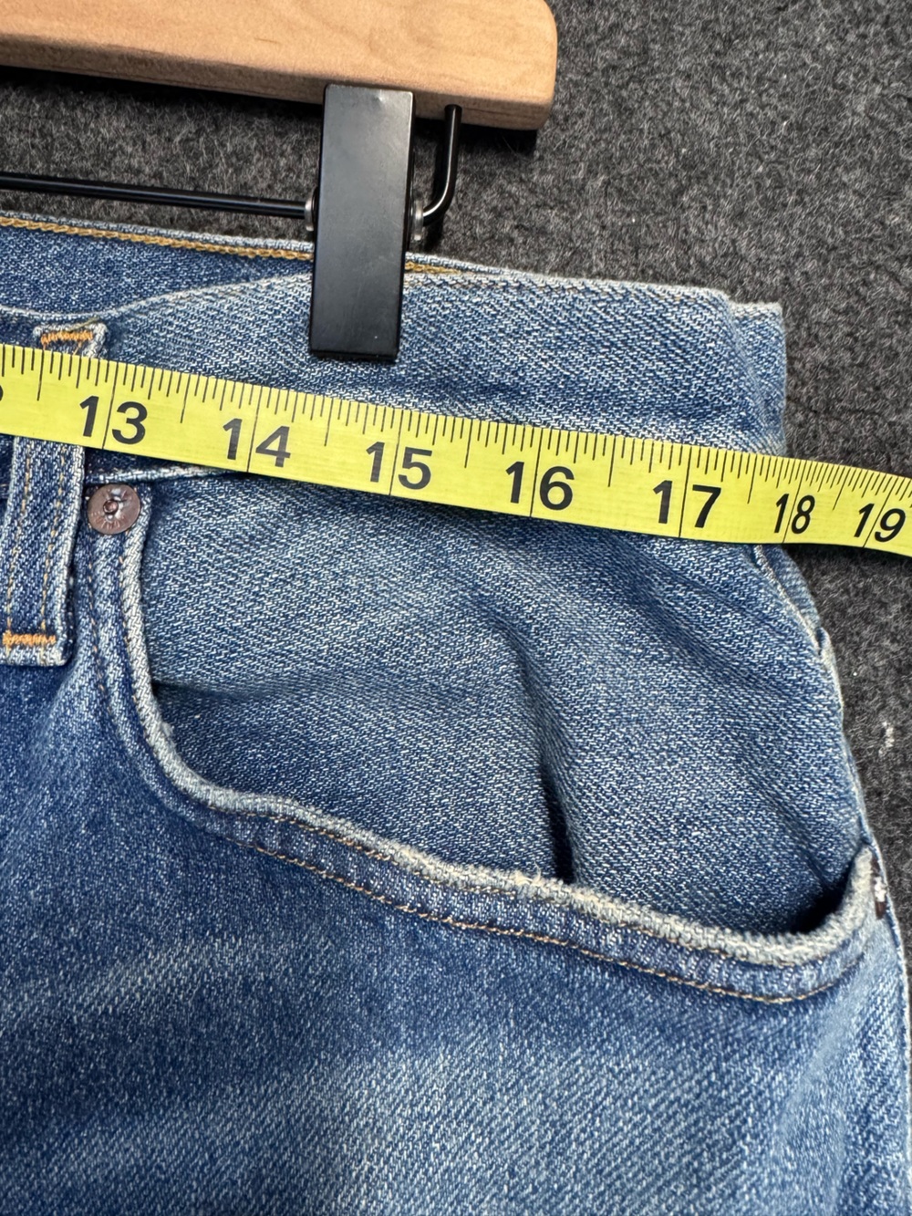 AGOLDE leif denim maxi skirt in swing 30 - Picture 9 of 12